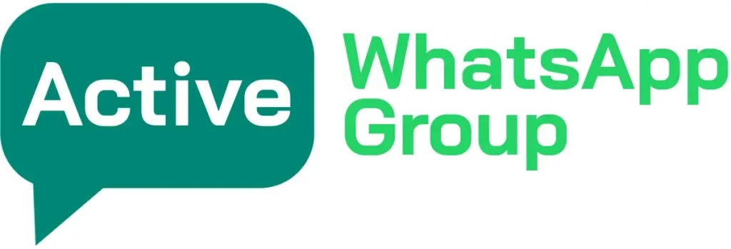 Active WhatsApp Group Website Logo
