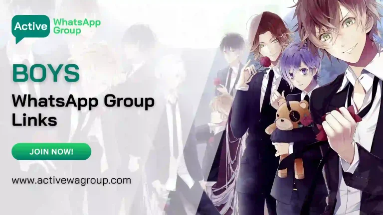 Boys WhatsApp Group Links