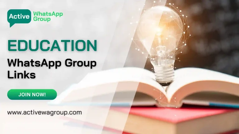 Education WhatsApp Group Links