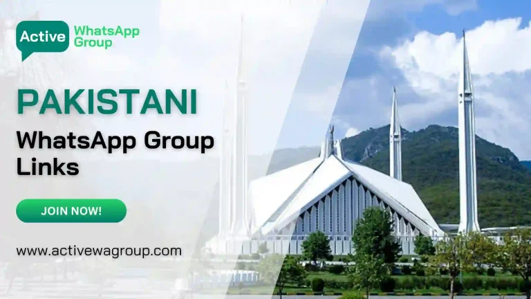 Pakistani WhatsApp Group Links