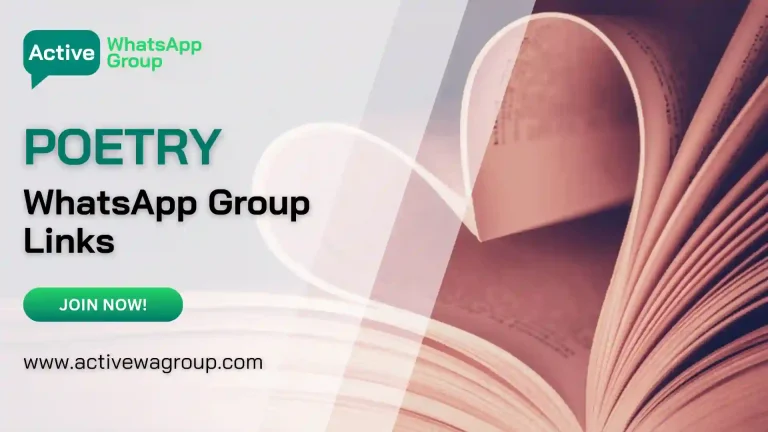 Poetry WhatsApp Group Links
