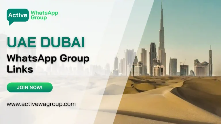 UAE Dubai WhatsApp Group Links